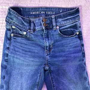 American Eagle high rise artist flare jeans size 0
